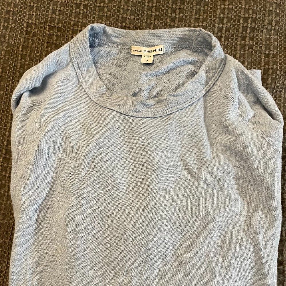 James Perse - Light Blue Sweatshirt - SIZE 3 / Large
